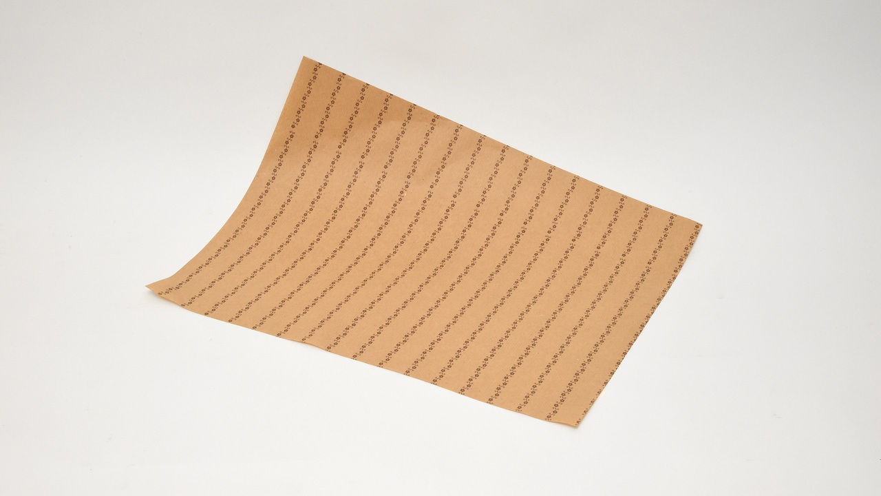 167806 Käsepapier Cartex braun mit Blume