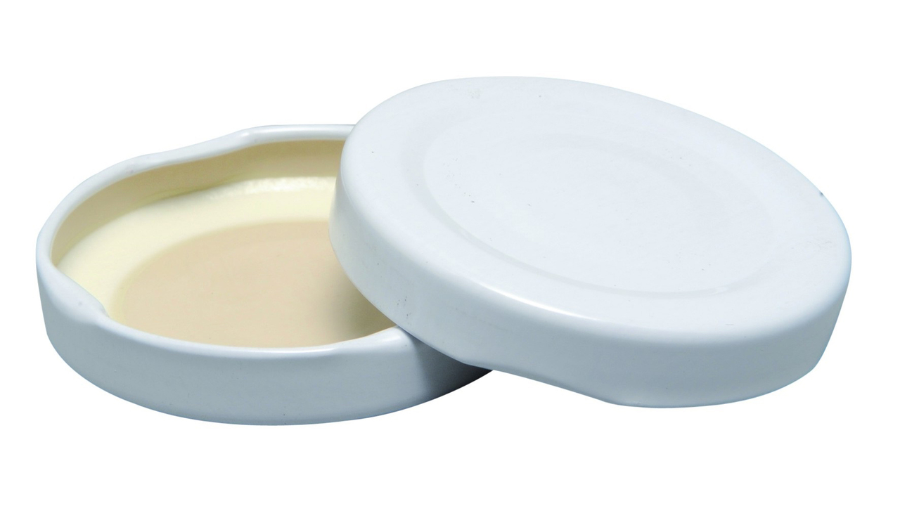 189266 Blech Deckel weiss Ø 63 mm