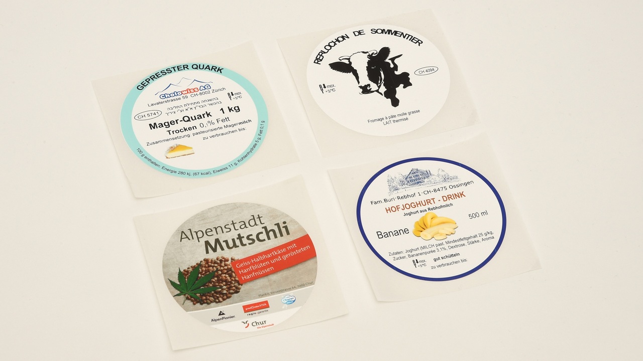 196594 Selbstklebe-Etiketten Kiaro weiss Ø 80 mm