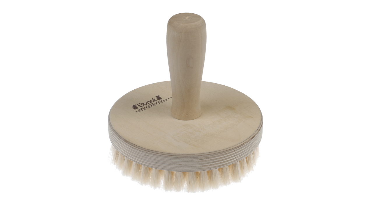 364002 Käse-Waschbürste Naturborsten rund