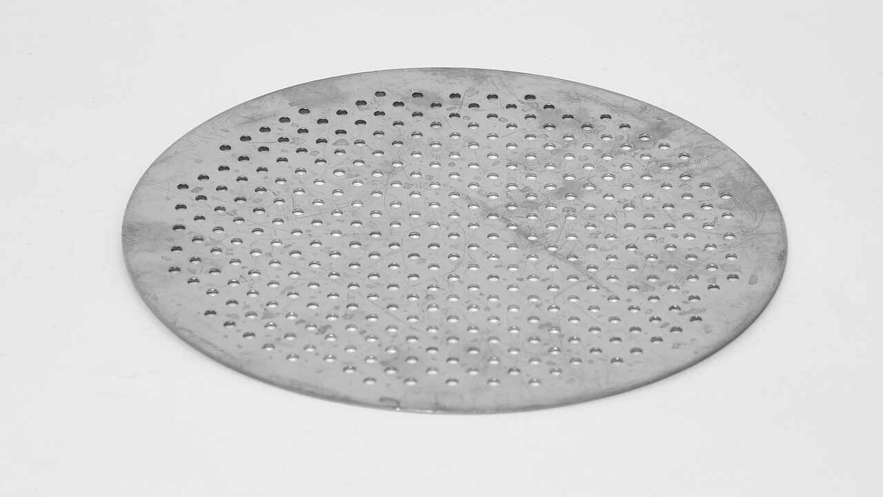 136317 Untere Siebplatte Chromnickelstahl 17 cm 