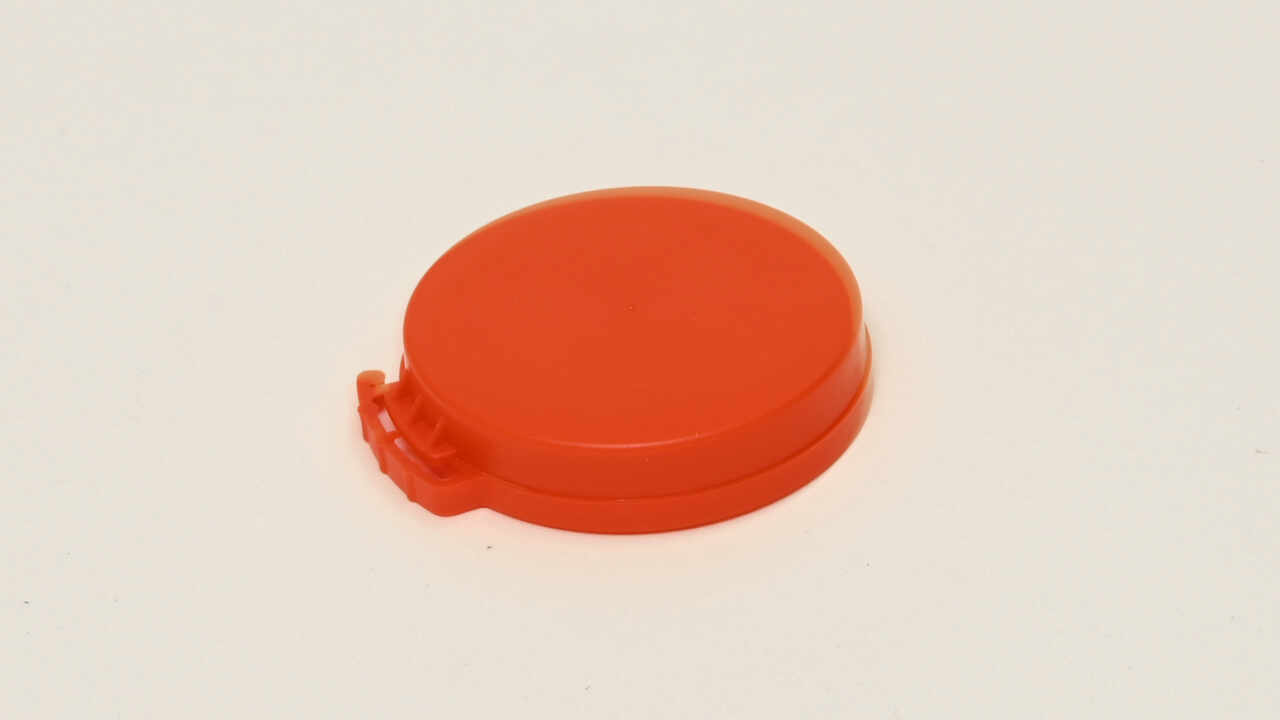 189086 Schnappdeckel rot Ø 43 mm 