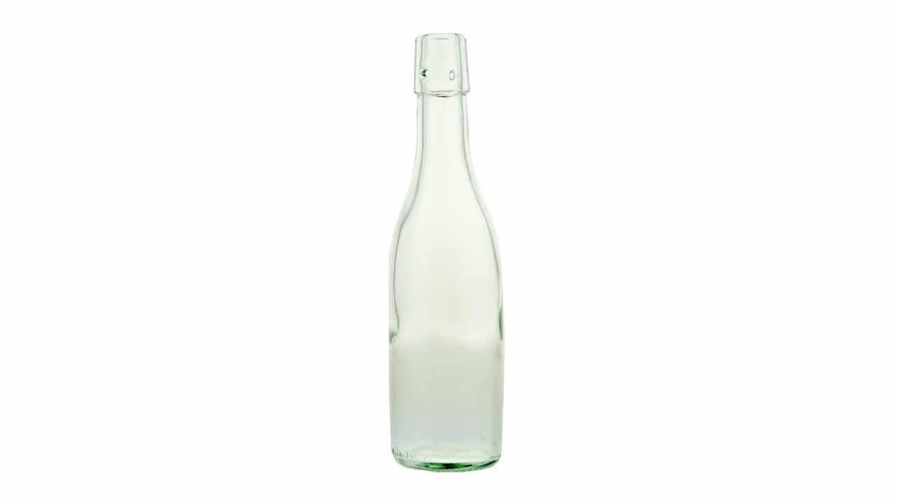812102 Sirupflasche, Bügelverschluss, 350 ml