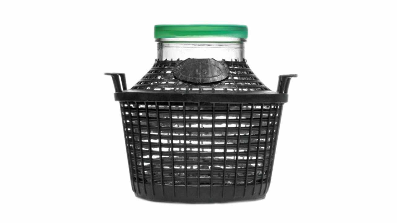 810203 Glasballon, grosse Öffnung, 5 Liter