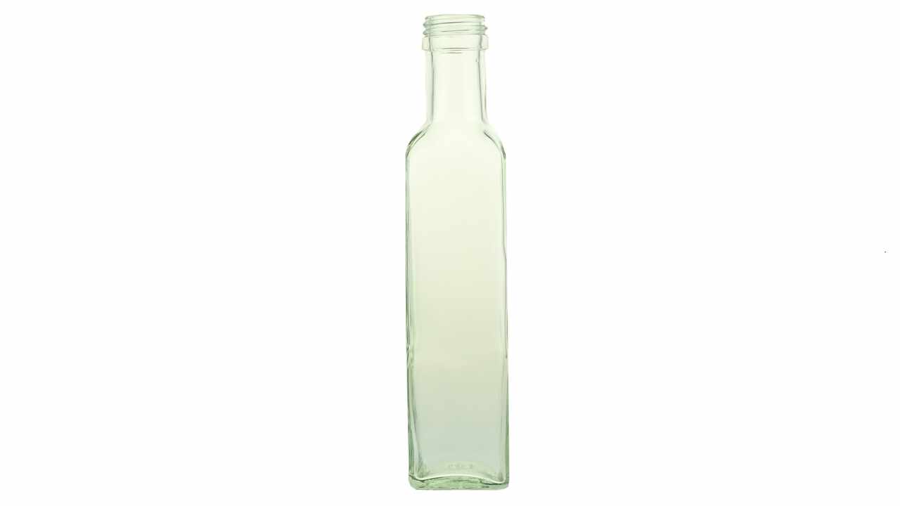 813002 Glasflasche Maraska, weiss, 250 ml