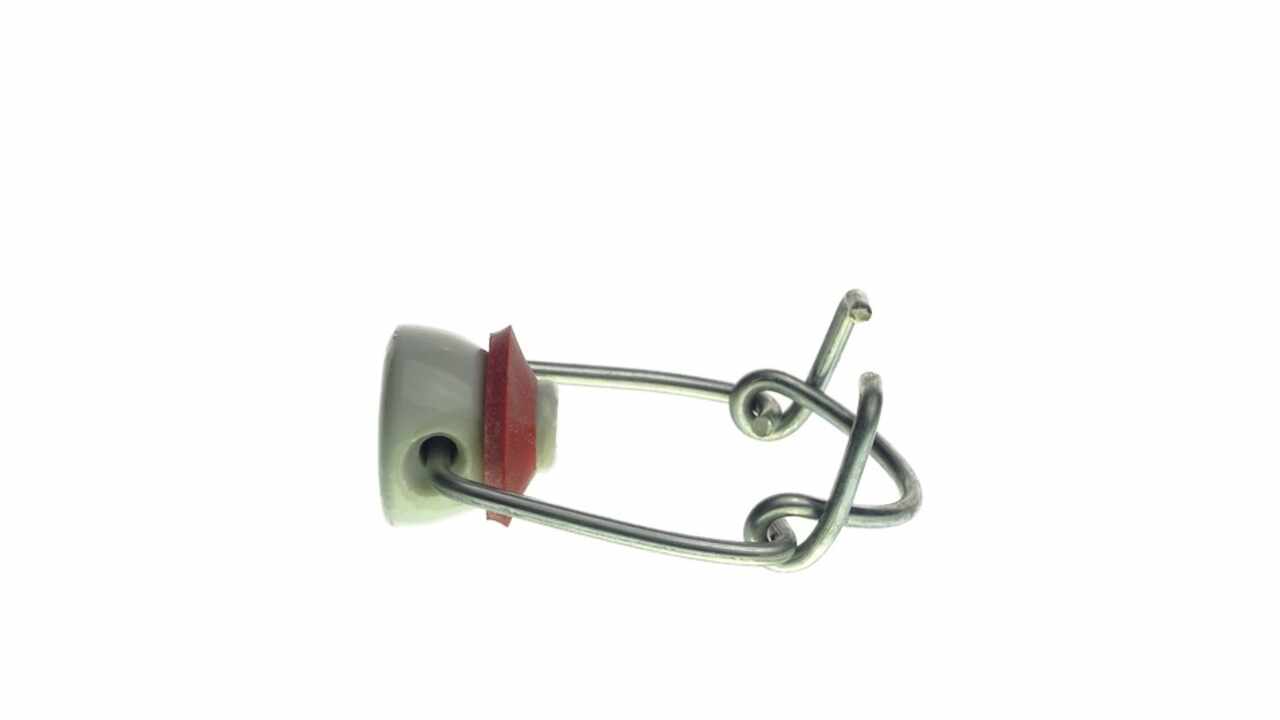 819061 Bügelverschluss Mini, Porzellan 