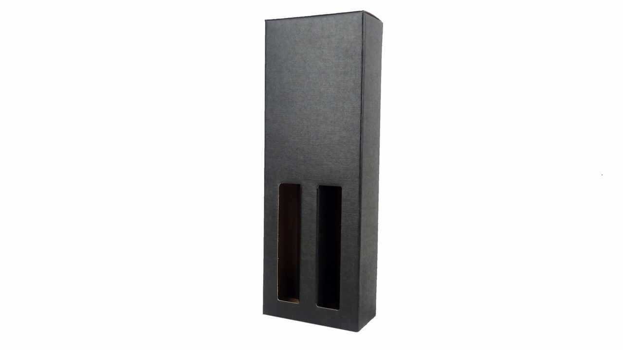 186546 Geschenkkarton Seta Nero, Platin 2x 500 ml