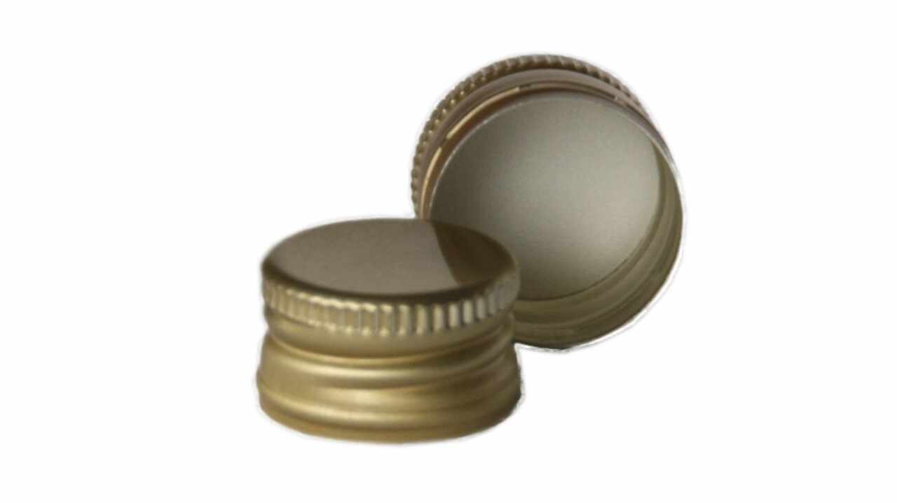 819031 Alu-Schraubdeckel PP Gold,  Ø 31.5 mm