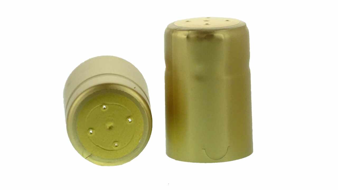 819104 Schrumpfkapseln Gold, vertikal Ø 26 mm