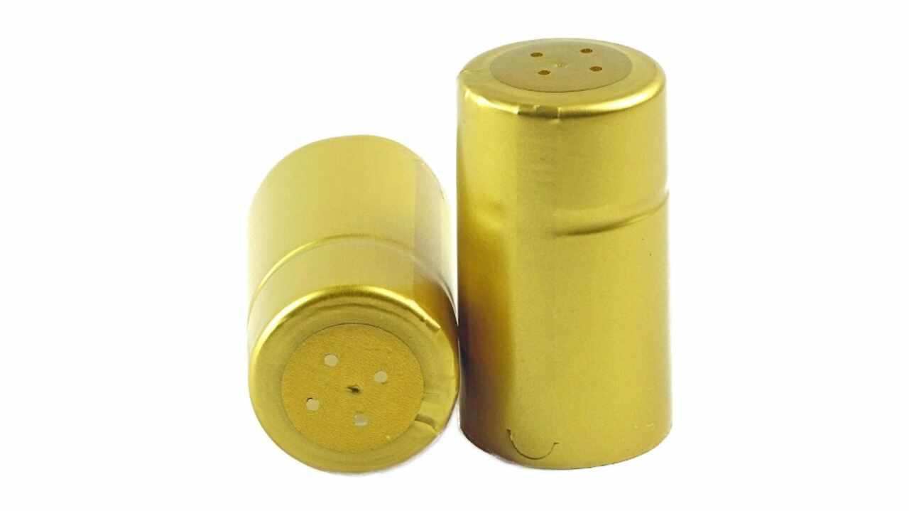 819106 Schrumpfkapseln Gold Ø 32,4 mm, horizontal
