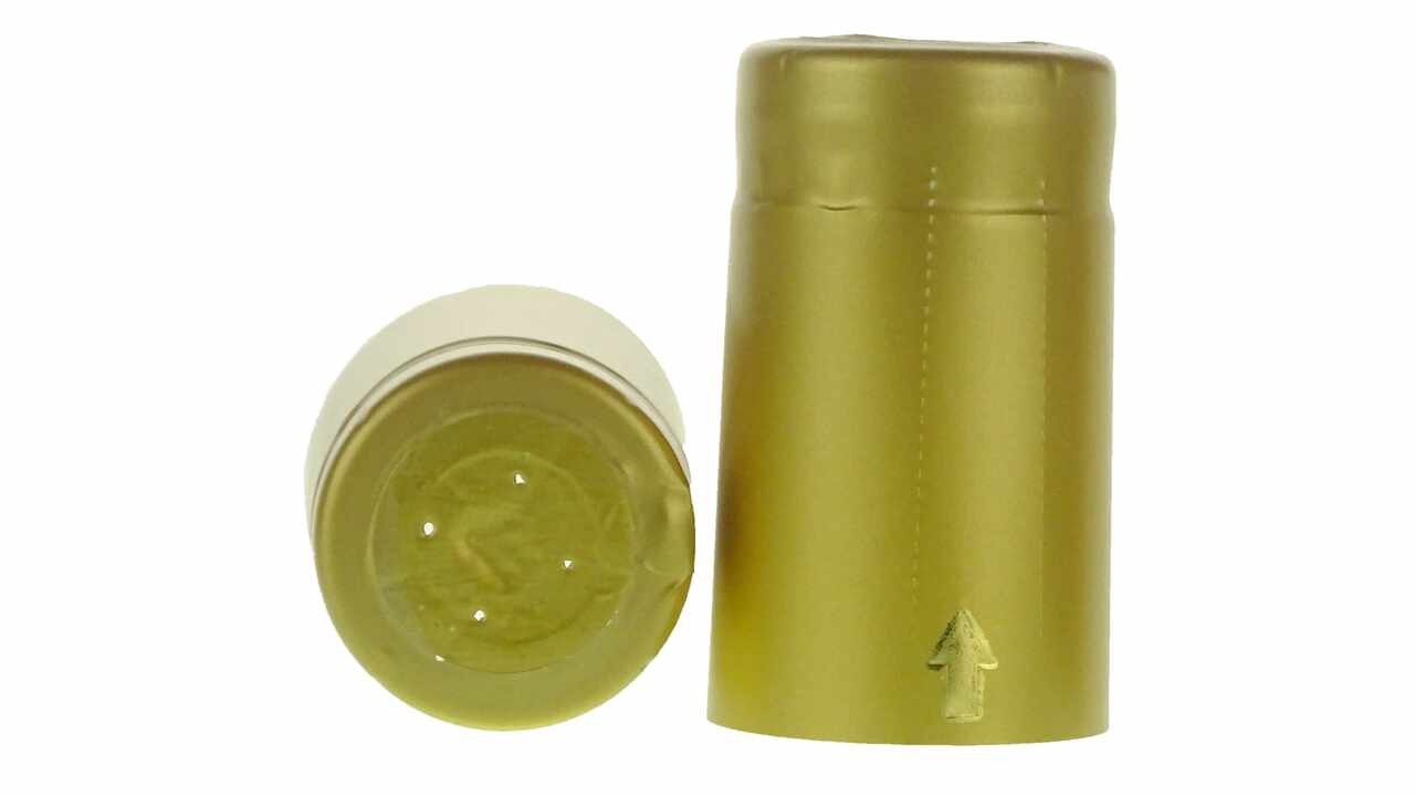 819116 Schrumpfkapseln Gold, Ø 32,2 mm, vertikal