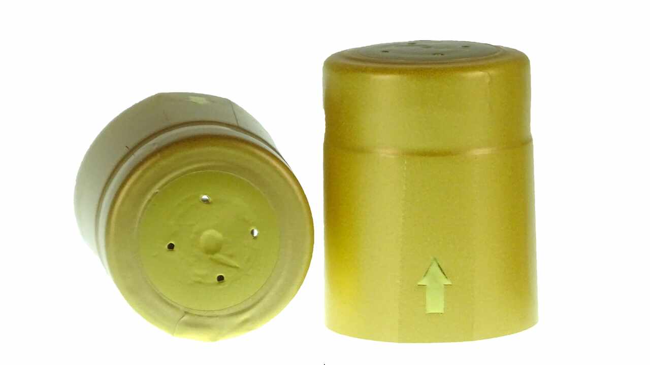 819121 Schrumpfkapseln Gold, Ø 33 mm, vertikal