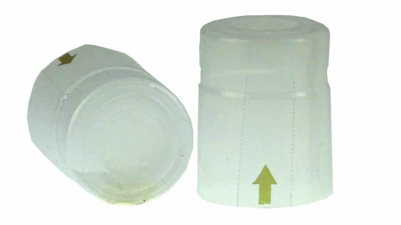 819110 Schrumpfkapseln transparent, Ø 29 mm, vertikal