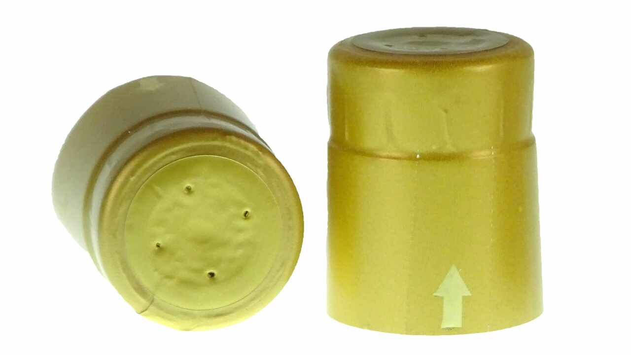819112 Schrumpfkapseln Gold, Ø 29 mm, vertikal