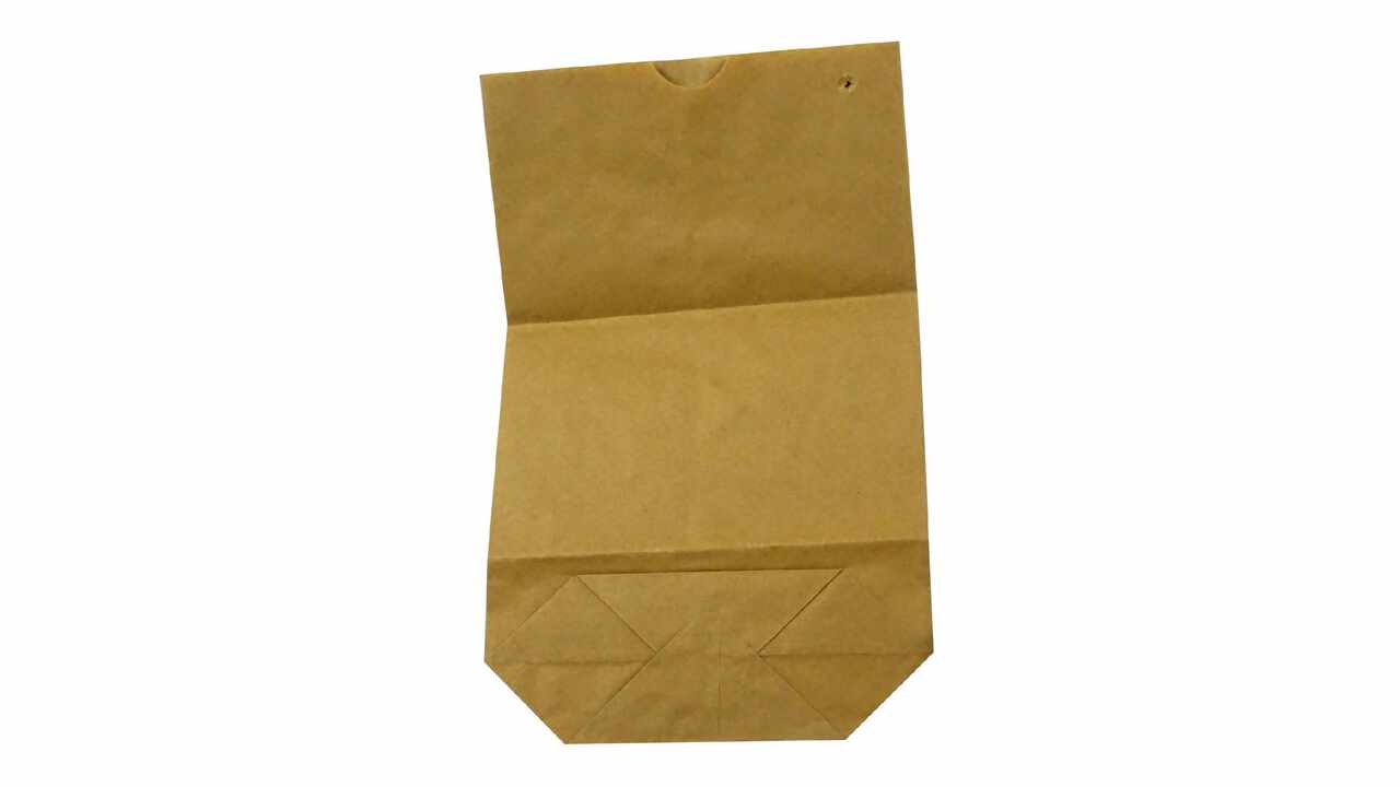 180009 Papierbeutel braun, 90 x 225mm H 330mm