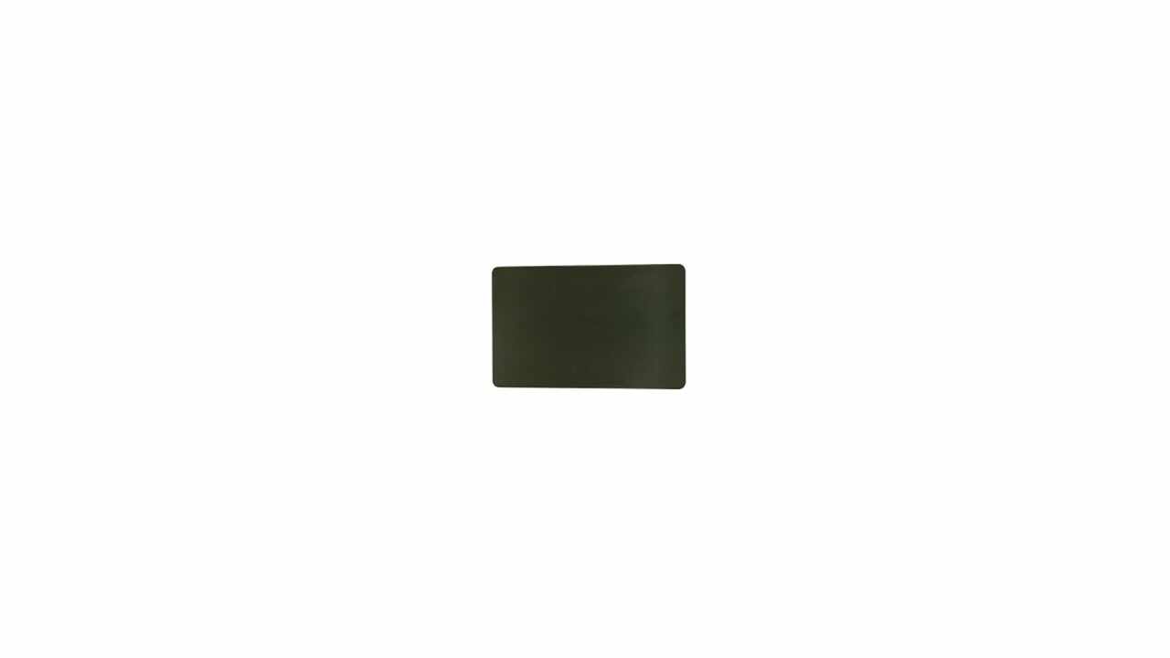 678181 Beschriftungskarte PVC, schwarz, 86 x 54 mm, unbedruckt