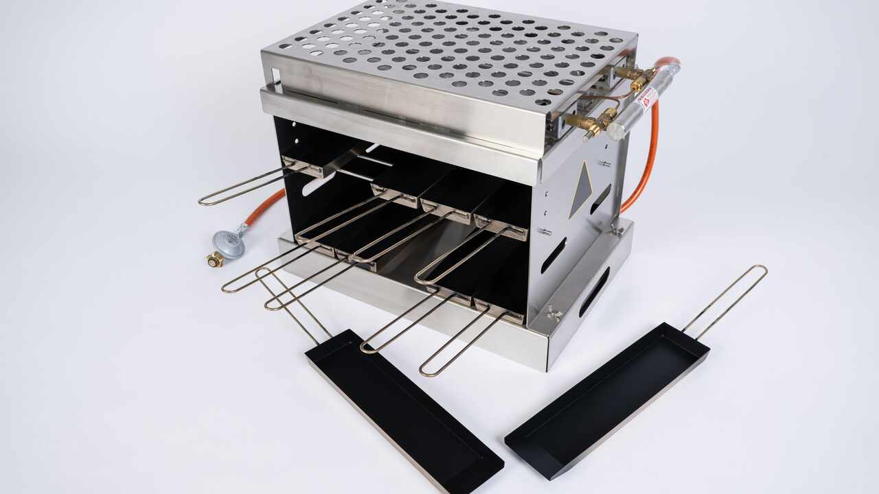 157210 Raclette Ofen für Pfännchen
157210 Fourneau à raclette poêlons