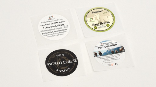 196591 Selbstklebe-Etiketten Kiaro weiss Ø 40 mm