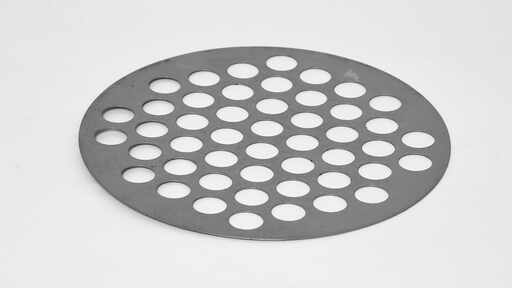 136314 Siebplatte CNS gross gelocht 17 cm