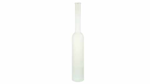 811011 Platinflasche weiss matt, Cordonmündung, 350 ml