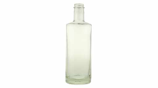 811504 Glaslasche Cuba weiss, 700 ml, Ø 33 mm