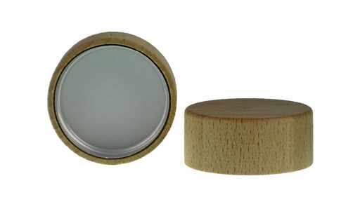 819051 Schraubdeckel Holz, Ø 33 mm