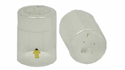 819119 Schrumpfkapseln transparent, Ø 33 mm, vertikal