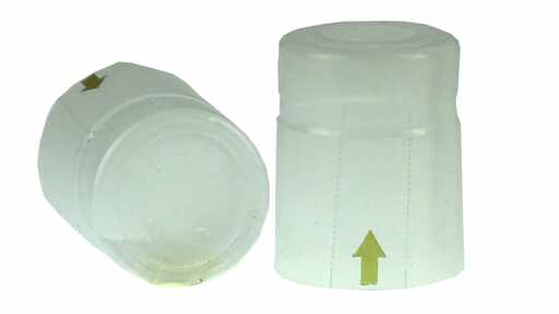 819110 Schrumpfkapseln transparent, Ø 29 mm, vertikal