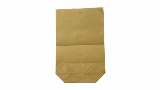 180007 Papierbeutel braun, 75 x 195mm H 255mm