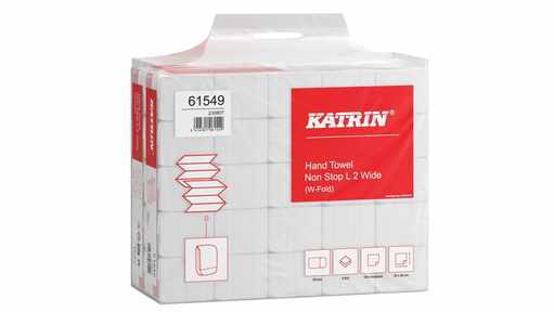 585513 Papier-Handtücher, Pack à 25 Bund = 3000 Blatt