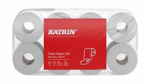 585858 WC-Papier Katrin Activa 250, Pack à 8 Rollen