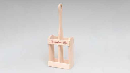 186552/53 Holzträger Spezialitäten, 2 x 100 ml Platin / 2 x 200 ml Platin