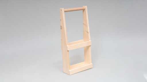 186558 Holzträger 2 x 100 ml Platin