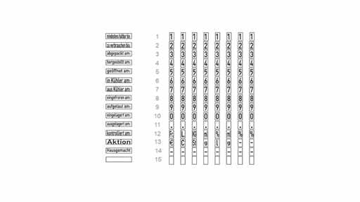 197522 Preisauszeichner Gastro Fixprint 1826, deutsch